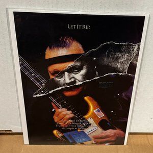 Dick Dale - Dean Markley - 1996 Vintage Print Advertisement